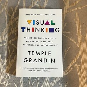 Visual Thinking Book by Temple Grandin - Autographed to Kristen